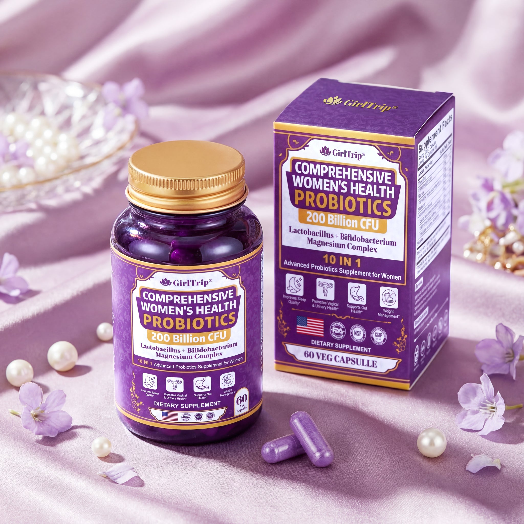 GirlTrip® Women’s Probiotic 200B CFU